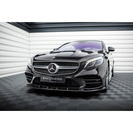 SPLITTER ANTERIORE V.2 Mercedes-Benz S Coupe AMG-Line C217 Facelift (Cod. M-ME-S-C217-AMGLINE-C-FD2G