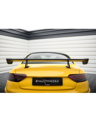 Spoiler in carbonio con supporto superiore  Audi A5 Coupe 8T (Cod. M-CF-AU-A5-1-WING5-UPP-245-P)