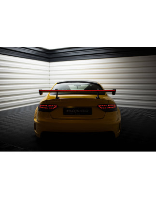 Spoiler in carbonio con supporto superiore + LED Audi A5 Coupe 8T (Cod. M- CF-AU-A5-1-WING5-UPP-245-