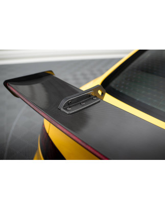 Spoiler in carbonio con supporto superiore + LED Audi A5 Coupe 8T (Cod. M- CF-AU-A5-1-WING5-UPP-245-