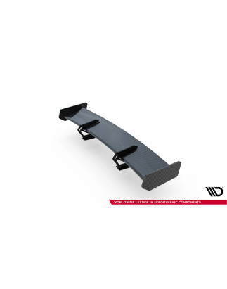 Spoiler in carbonio con supporto superiore + LED Audi A5 Coupe 8T (Cod. M- CF-AU-A5-1-WING5-UPP-245-