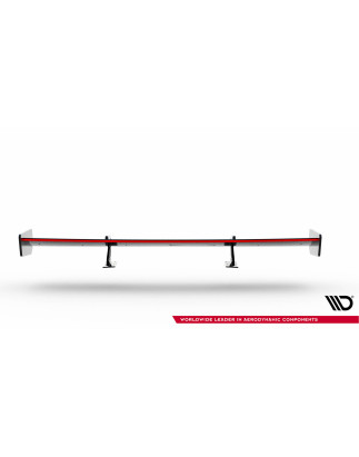 Spoiler in carbonio con supporto superiore + LED Audi A5 Coupe 8T (Cod. M- CF-AU-A5-1-WING5-UPP-245-
