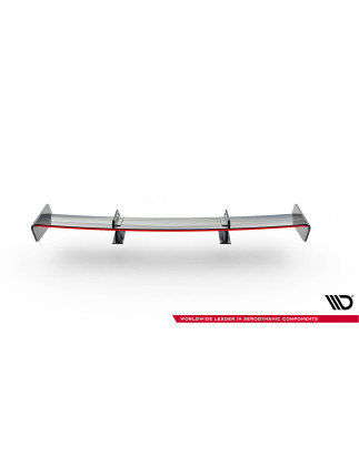 Spoiler in carbonio con supporto superiore + LED Audi A5 Coupe 8T (Cod. M- CF-AU-A5-1-WING5-UPP-245-