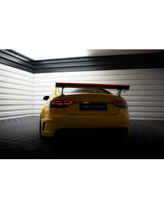Spoiler in carbonio  + LED Audi A5 Coupe 8T (Cod. M-CF-AU-A5-1-WING5-EXT-245-P+LED)