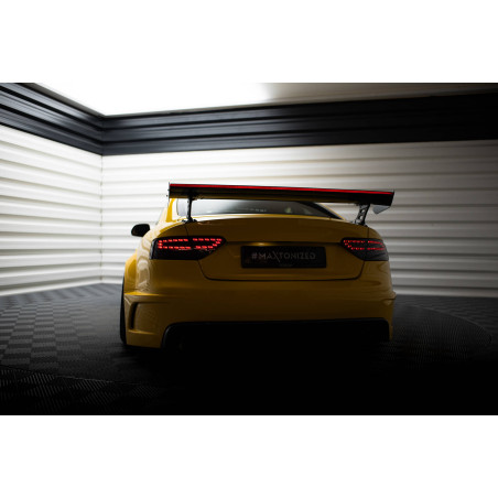 Spoiler in carbonio  + LED Audi A5 Coupe 8T (Cod. M-CF-AU-A5-1-WING5-EXT-245-P+LED)