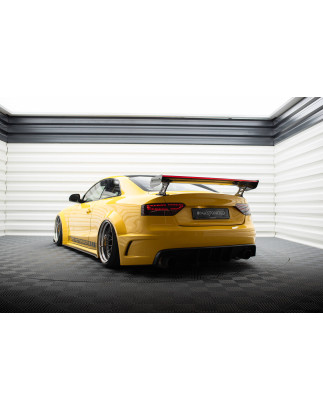 Spoiler in carbonio  + LED Audi A5 Coupe 8T (Cod. M-CF-AU-A5-1-WING5-EXT-245-P+LED)