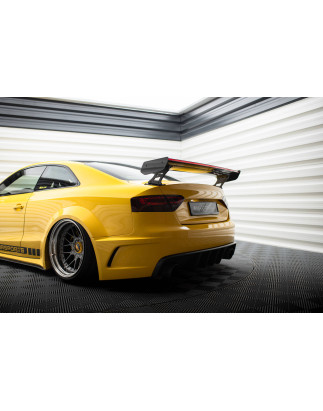 Spoiler in carbonio  + LED Audi A5 Coupe 8T (Cod. M-CF-AU-A5-1-WING5-EXT-245-P+LED)
