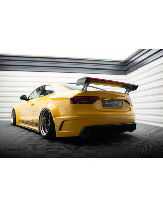 Spoiler in carbonio  + LED Audi A5 Coupe 8T (Cod. M-CF-AU-A5-1-WING5-EXT-245-P+LED)