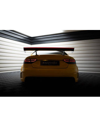 Spoiler in carbonio  + LED Audi A5 Coupe 8T (Cod. M-CF-AU-A5-1-WING5-INT-245-P+LED)