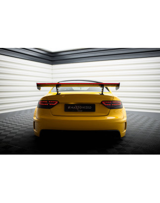 Spoiler in carbonio  + LED Audi A5 Coupe 8T (Cod. M-CF-AU-A5-1-WING5-INT-245-P+LED)