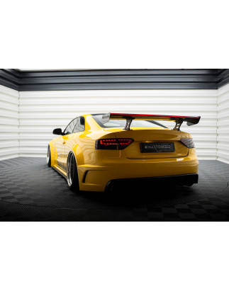 Spoiler in carbonio  + LED Audi A5 Coupe 8T (Cod. M-CF-AU-A5-1-WING5-INT-245-P+LED)