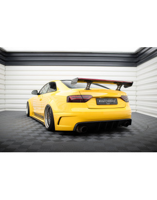 Spoiler in carbonio  + LED Audi A5 Coupe 8T (Cod. M-CF-AU-A5-1-WING5-INT-245-P+LED)