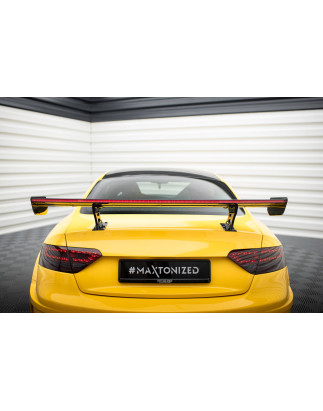 Spoiler in carbonio  + LED Audi A5 Coupe 8T (Cod. M-CF-AU-A5-1-WING5-INT-245-P+LED)