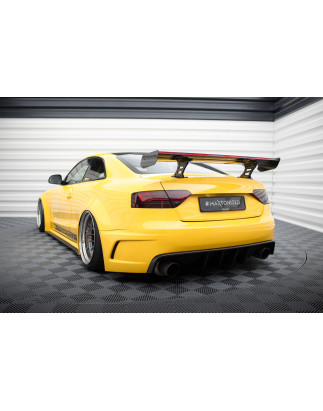 Spoiler in carbonio  + LED Audi A5 Coupe 8T (Cod. M-CF-AU-A5-1-WING5-INT-245-P+LED)