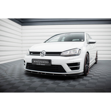 SPLITTER ANTERIORE V.5 Volkswagen Golf R / R-Line Mk7 (Cod. M-VW-GO-7-R-FD5G)