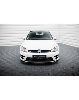 SPLITTER ANTERIORE V.5 Volkswagen Golf R / R-Line Mk7 (Cod. M-VW-GO-7-R-FD5G)