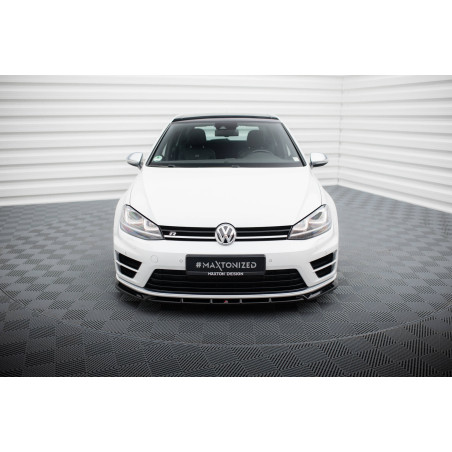 SPLITTER ANTERIORE V.5 Volkswagen Golf R / R-Line Mk7 (Cod. M-VW-GO-7-R-FD5G)