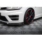 SPLITTER ANTERIORE V.5 + Flaps Volkswagen Golf R / R-Line Mk7 (Cod. M-VW-GO-7-R-FD5G+FSF1B)