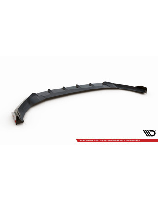 SPLITTER ANTERIORE V.5 + Flaps Volkswagen Golf R / R-Line Mk7 (Cod. M-VW-GO-7-R-FD5G+FSF1B)