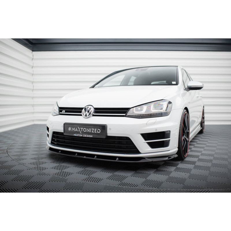 SPLITTER ANTERIORE V.6 Volkswagen Golf R / R-Line Mk7 (Cod. M-VW-GO-7-R-FD6G)