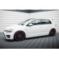 Diffusori minigonne V.3 + Flaps Volkswagen Golf R / R-Line Mk7 (Cod. M-VW-GO-7-R-SD3G+SF1B)