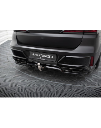 Splitter posteriore (con barre verticali) BMW M760e G70 (Cod. M-BM-7-G70-M760E-RSD1G+RD1G)