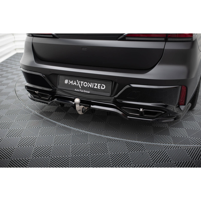 Splitter posteriore (con barre verticali) BMW M760e G70 (Cod. M-BM-7-G70-M760E-RSD1G+RD1G)