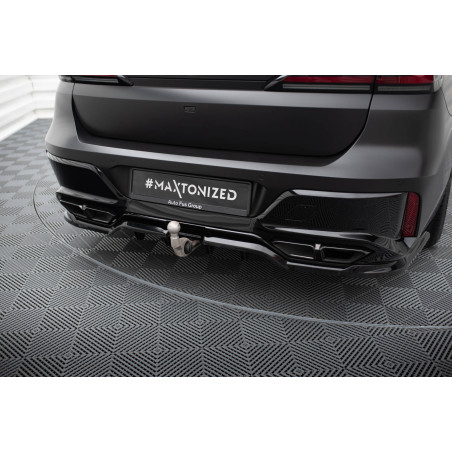 Splitter posteriore (con barre verticali) BMW M760e G70 (Cod. M-BM-7-G70-M760E-RSD1G+RD1G)