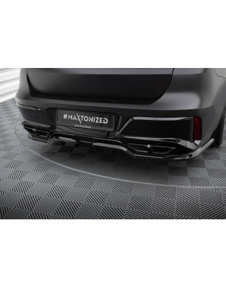 Splitter posteriore (con barre verticali) BMW M760e G70 (Cod. M-BM-7-G70-M760E-RSD1G+RD1G)