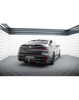 Splitter posteriore (con barre verticali) BMW M760e G70 (Cod. M-BM-7-G70-M760E-RSD1G+RD1G)