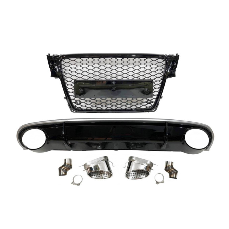 Kit Estetico Audi A4 Look RS4 B8 2009-2012 (Cod. E-TCARS440202)