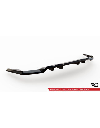 Splitter posteriore (con barre verticali) V.1 Audi SQ8 / Q8 S-Line Mk1 Facelift (Cod. M-AU-Q8-1F-SLI