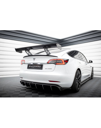 Carbon Spoiler Tesla Model 3 (Cod. M-CF-TE-MODEL3-1-WING5-245-P)