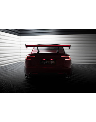 Carbon Spoiler + LED Tesla Model 3 (Cod. M-CF-TE-MODEL3-1-WING5-245-P+LED)