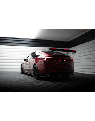 Carbon Spoiler + LED Tesla Model 3 (Cod. M-CF-TE-MODEL3-1-WING5-245-P+LED)