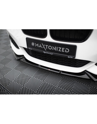 SPLITTER ANTERIORE V.5 + Flaps BMW 1 M-Pack / M140i F20 Facelift (Cod. M-BM-1-F20F-M-FD5G+FSF1B)
