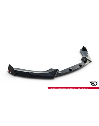 SPLITTER ANTERIORE V.5 + Flaps BMW 1 M-Pack / M140i F20 Facelift (Cod. M-BM-1-F20F-M-FD5G+FSF1B)