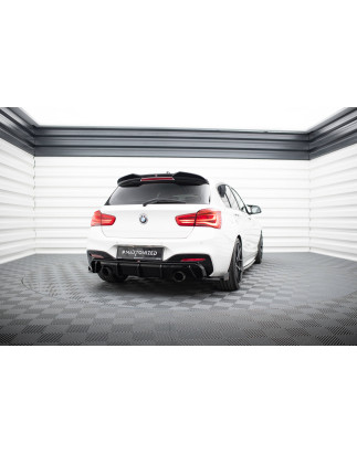 Splitters posteriori laterali V.5 + Flaps (Sottop. posteriore V.3) BMW 1 M-Pack / M140i F20 Facelift