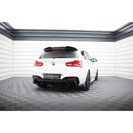 Splitters posteriori laterali V.5 + Flaps (Sottop. posteriore V.3) BMW 1 M-Pack / M140i F20 Facelift