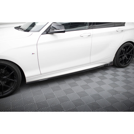 Diffusori minigonne V.4 + Flaps BMW 1 M-Pack / M140i F20 Facelift (Cod. M-BM-1-F20F-M-SD4G+SF1B)