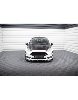 SPLITTER ANTERIORE V.6 + Flaps Ford Fiesta ST Mk7 Facelift (Cod. M-FO-FI-7F-ST-FD6G+FSF1B)