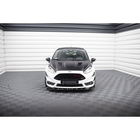 SPLITTER ANTERIORE V.6 + Flaps Ford Fiesta ST Mk7 Facelift (Cod. M-FO-FI-7F-ST-FD6G+FSF1B)