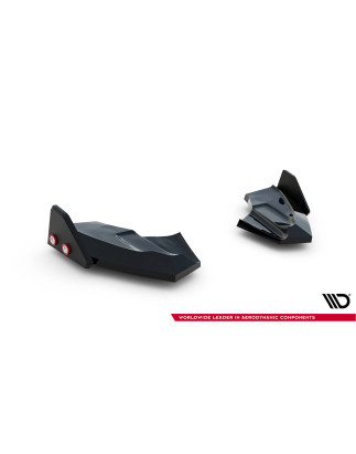 Splitters posteriori laterali V.3 + Flaps Ford Fiesta ST Mk7 Facelift (Cod. M-FO-FI-7F-ST-RSD3G+RSF1