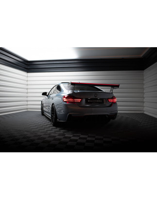 Spoiler in carbonio  + LED BMW 4 F32 / 4 F32 M-Pack Coupe  (Cod. M-CF-BM-4-F32-WING5-EXT-245-P+LED)
