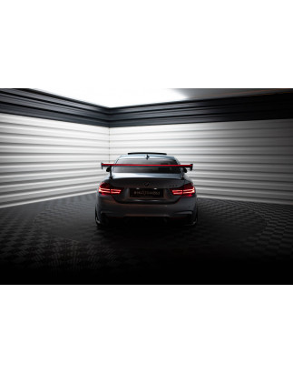 Spoiler in carbonio  + LED BMW 4 F32 / 4 F32 M-Pack Coupe  (Cod. M-CF-BM-4-F32-WING5-EXT-245-P+LED)