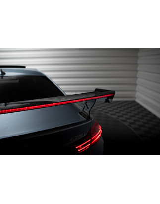 Spoiler in carbonio  + LED BMW 4 F32 / 4 F32 M-Pack Coupe  (Cod. M-CF-BM-4-F32-WING5-EXT-245-P+LED)