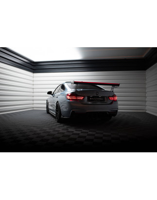 Spoiler in carbonio  + LED BMW 4 F32 / 4 F32 M-Pack Coupe  (Cod. M-CF-BM-4-F32-WING5-EXT-245-P+LED)
