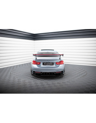 Spoiler in carbonio  + LED BMW 4 F32 / 4 F32 M-Pack Coupe  (Cod. M-CF-BM-4-F32-WING5-EXT-245-P+LED)