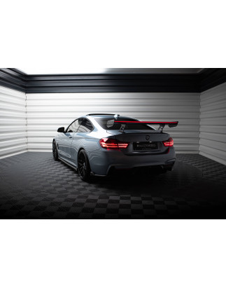 Spoiler in carbonio  + LED BMW 4 F32 / 4 F32 M-Pack Coupe  (Cod. M-CF-BM-4-F32-WING5-INT-245-P+LED)