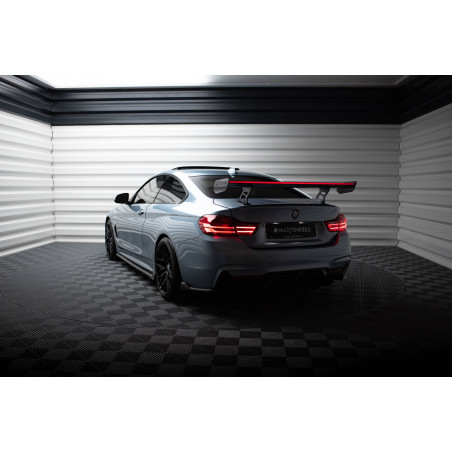 Spoiler in carbonio  + LED BMW 4 F32 / 4 F32 M-Pack Coupe  (Cod. M-CF-BM-4-F32-WING5-INT-245-P+LED)